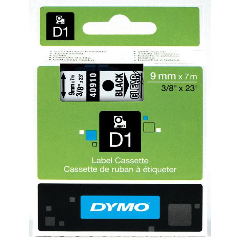 5411313409100-Dymo D1 - Ruban d'étiquettes auto-adhésives - 1 rouleau (9 mm x 7 m) - fond transparent -P_999992954_5-0