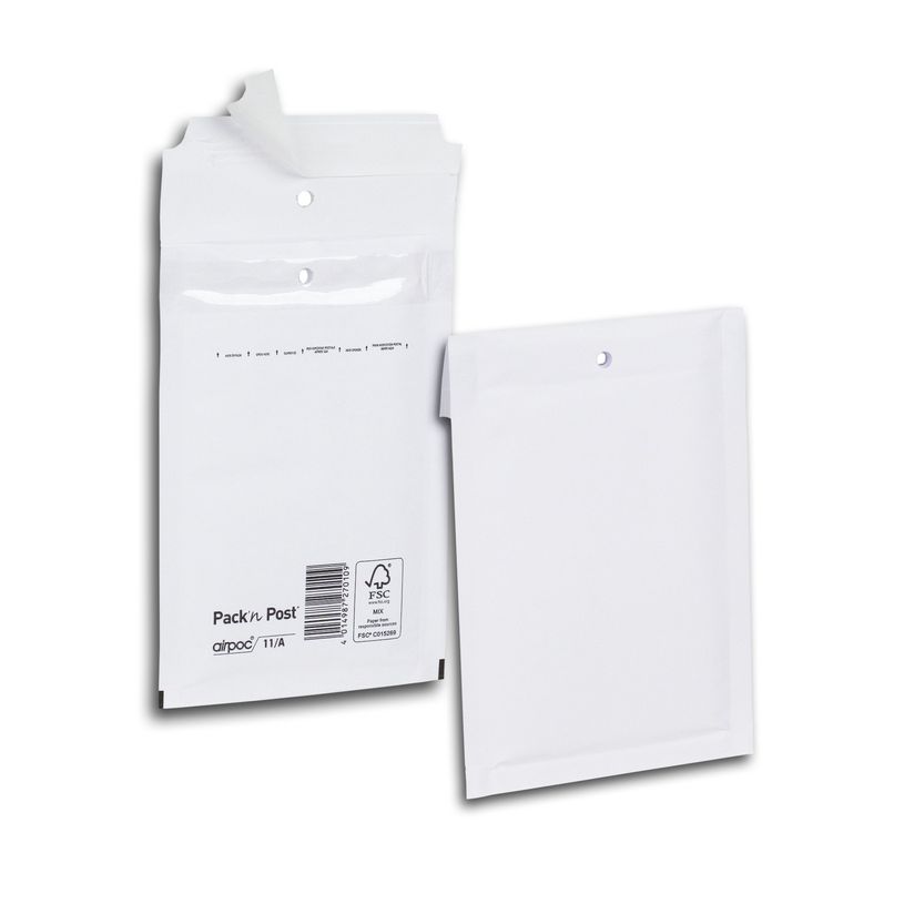 0409999933342-GPV Pack'n Post - 10 Pochettes bulles - 120 x 175 mm - bande de protection-P_999993334_2-1