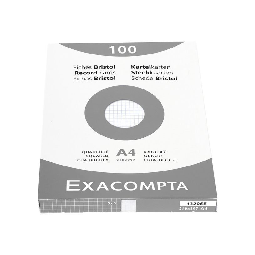 3020122370246-Exacompta - Pack de 100 Fiches bristol - A4 - petits carreaux - blanc-P_99999778_2-1