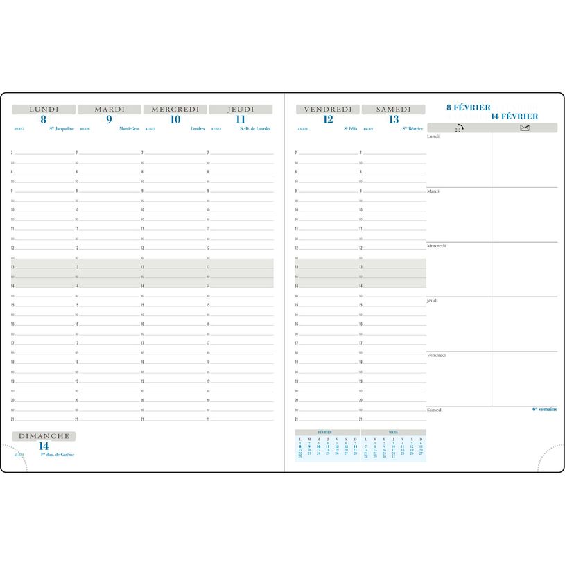 3660942002257-Agenda Barbara Horizons 27 - 1 semaine sur 2 pages - 21 x 27 cm - disponible dans différen-P_99999831_4-2