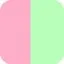 rose/vert